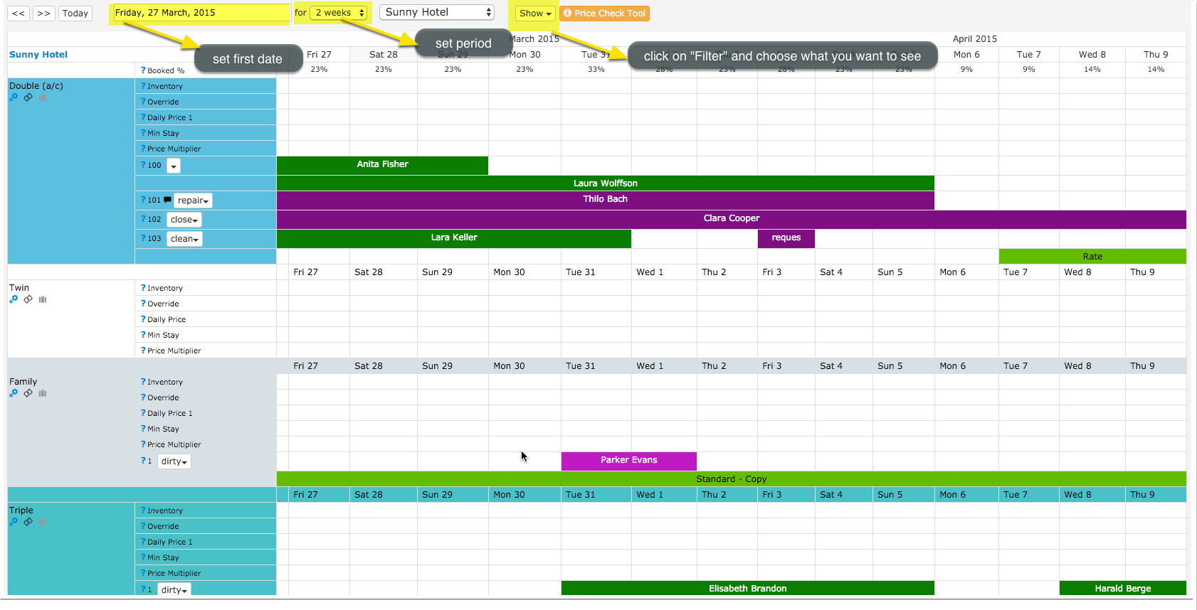 PMS CALENDAR